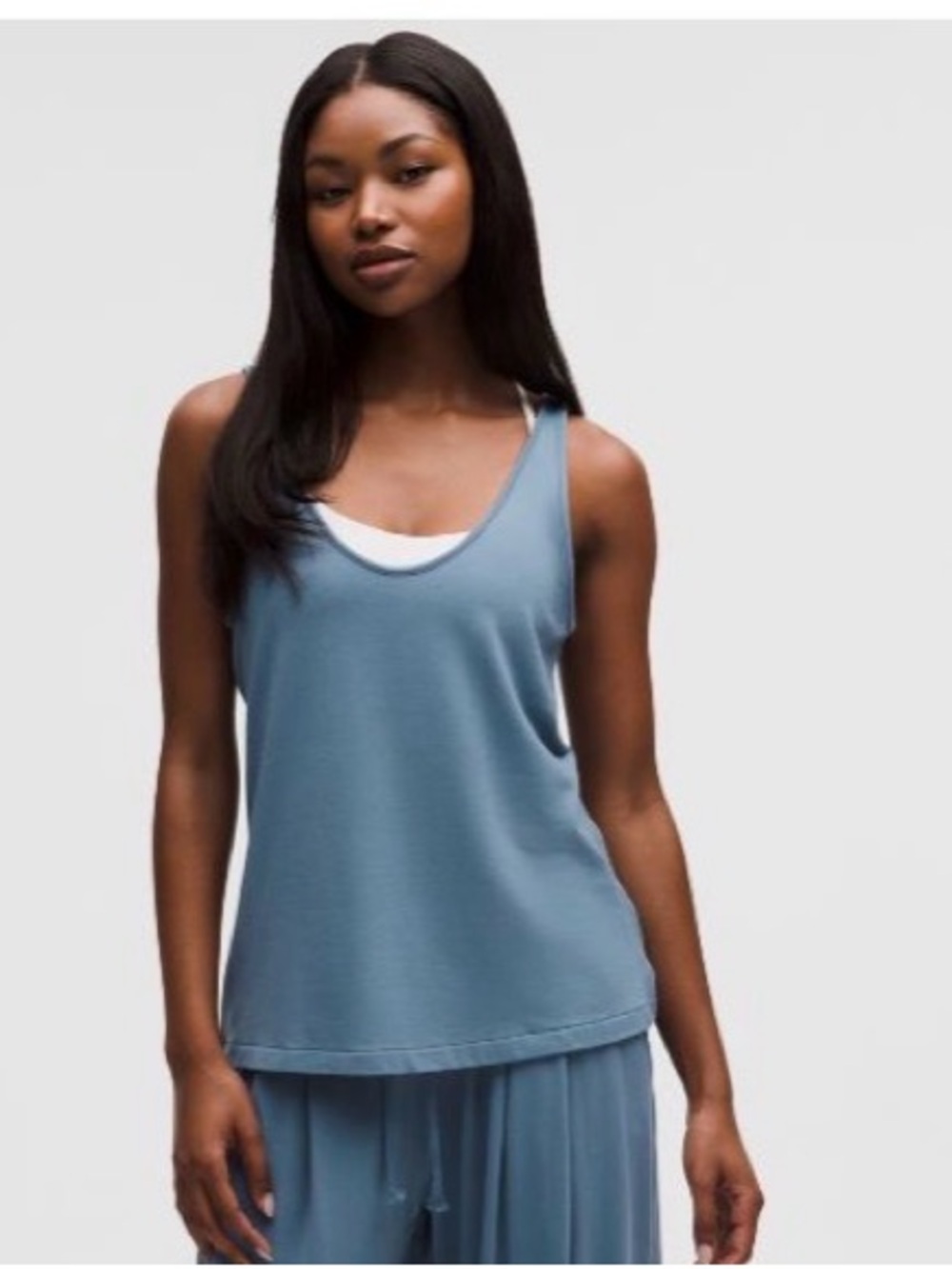 lululemon athletica Steel Blue Tank Top